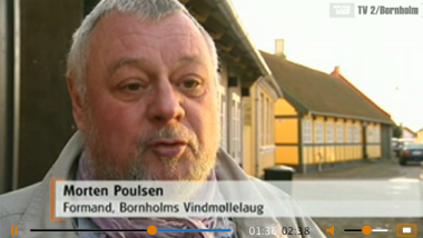 Video: Bornholm: Vindmøller står stille